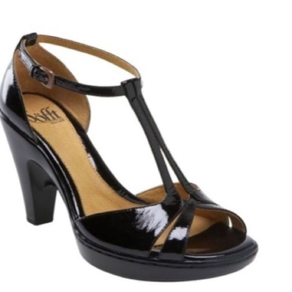 Sofft Shoes - Sofft Verrin Sandal Patent Black 10 EUC